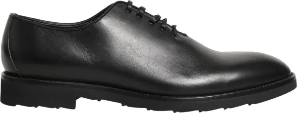 Black Leather Men Oxford Dress Formal Shoes
