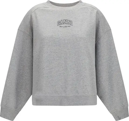 Gray Cotton Sweatshirt