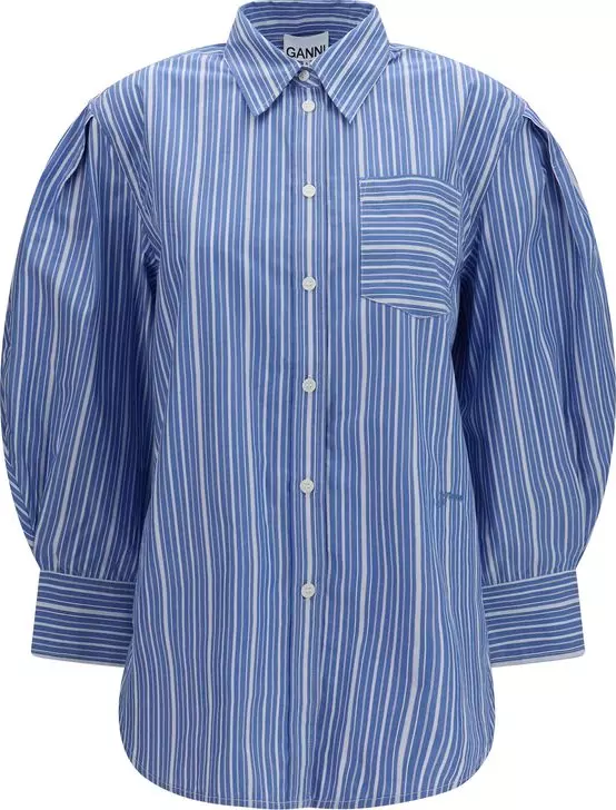 Blue Cotton Shirt