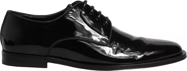 Black Leather Men Derby Dress Men Formal Shoes