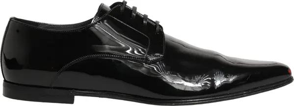 Black Leather Derby Dress Men Formal Shoes