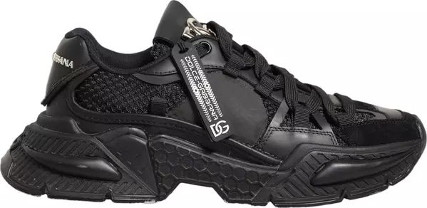 Black Airmaster Low Top Sneakers Shoes