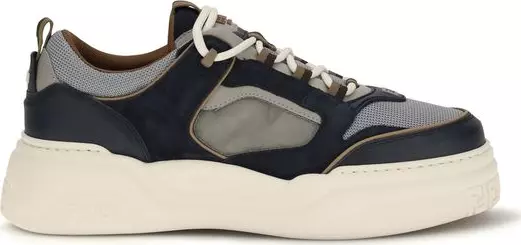 Multicolor Calf Leather Bos Taurus Athletic Sneakers