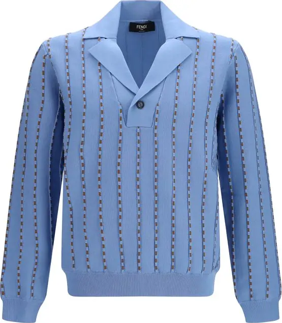 Blue Cotton Sweatshirt