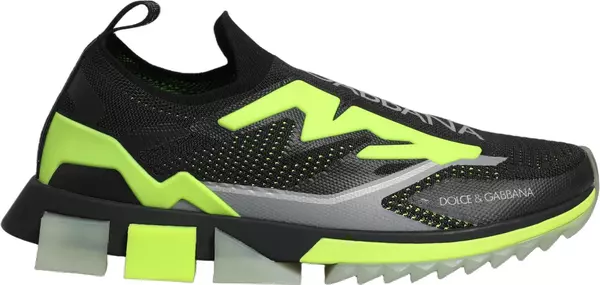 Black Green Sorrento Low Top Sneakers Shoes