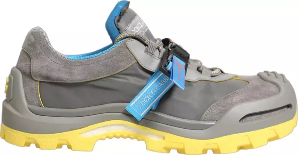 Gray Airmaster Panelled Low Top Men Sneakers Shoes