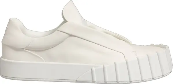 White Leather Low Top Lace Up Sneakers Shoes