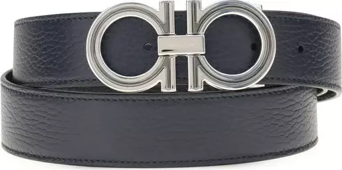 Blue Calf Leather Bos Taurus Regular Belt