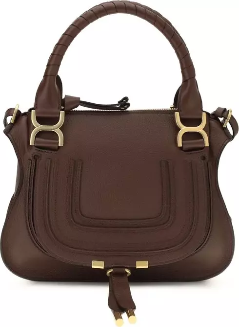 Brown Calf Leather Bos Taurus Handbag