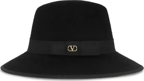 Black Cotton Fedora