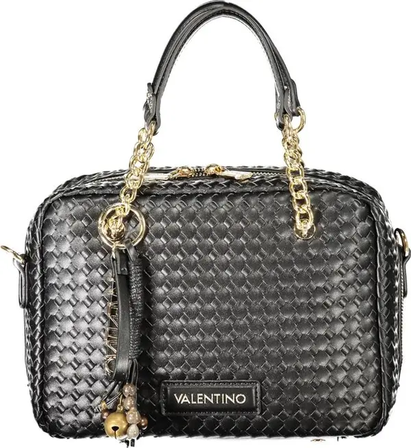 Black Polyurethane Women's Bag