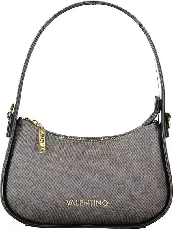Black Polyurethane Women's Bag