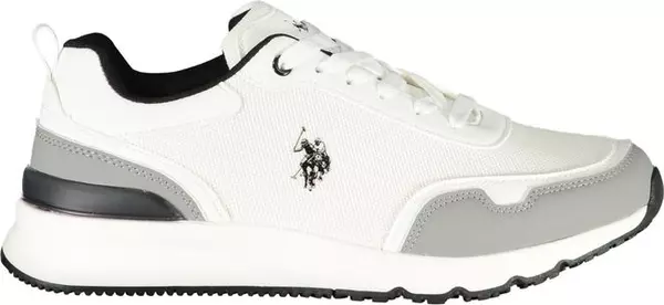 Bianco Poliuretano Uomo Sneaker