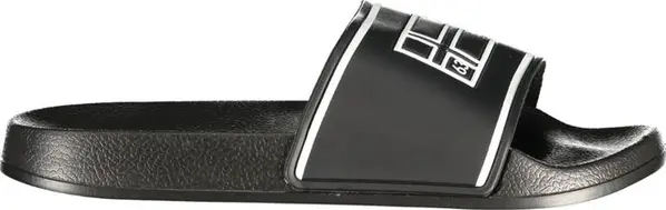 Black Polyurethane Men's Slipper