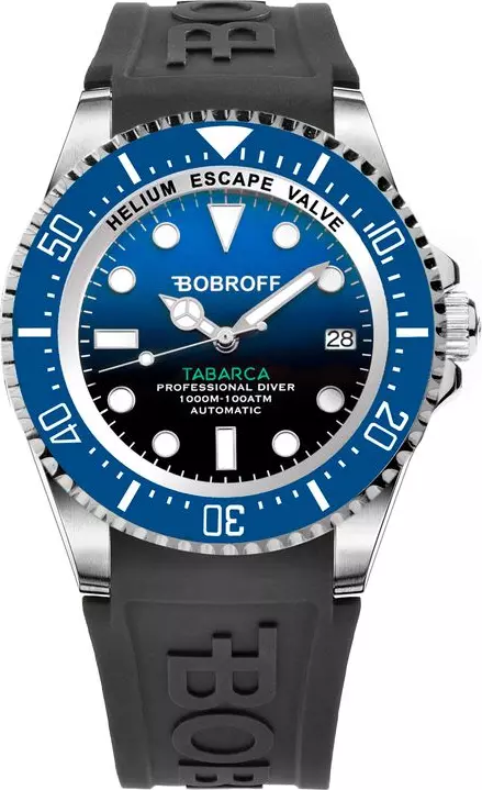 Black Rubber Sport Watch