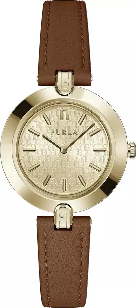 Brown Leather Dress Watch