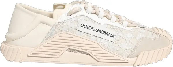 White Lace NS1 Low Top Sneaker Sports Shoes