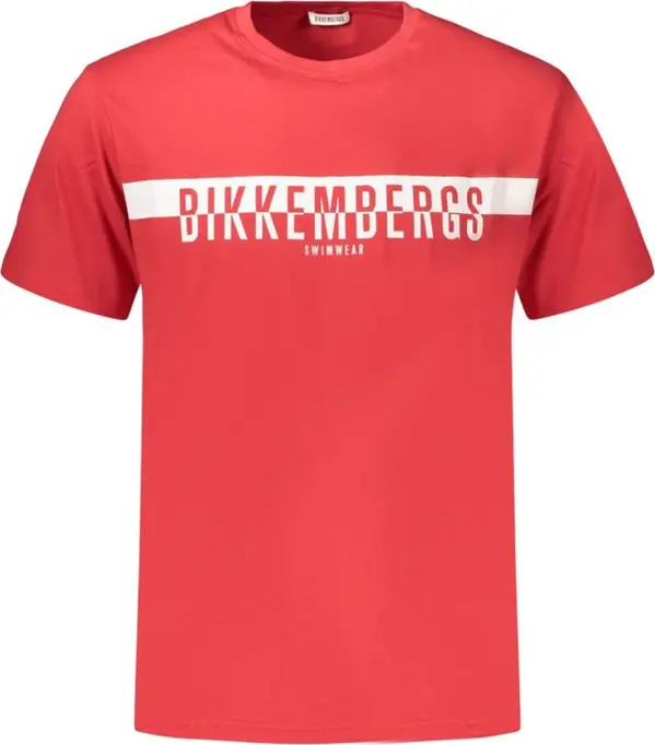 Red Cotton Men's T-Shirt