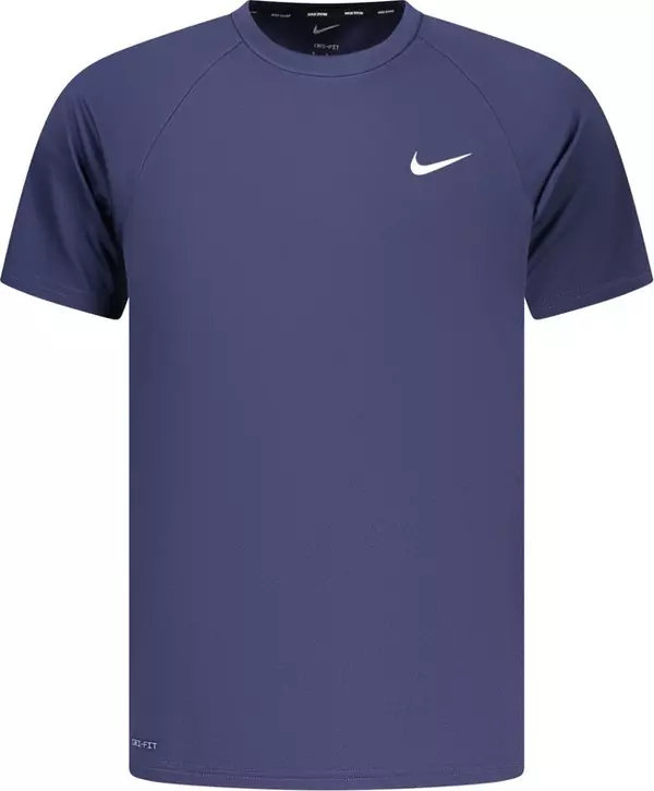 Blue Polyester Men's T-Shirt