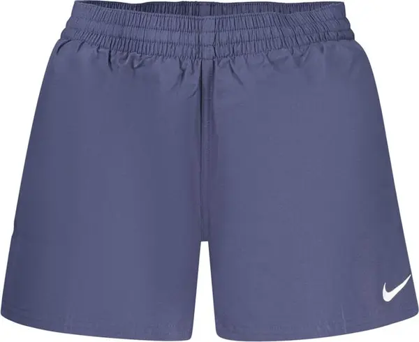 Blue Polyester Men Swim Short