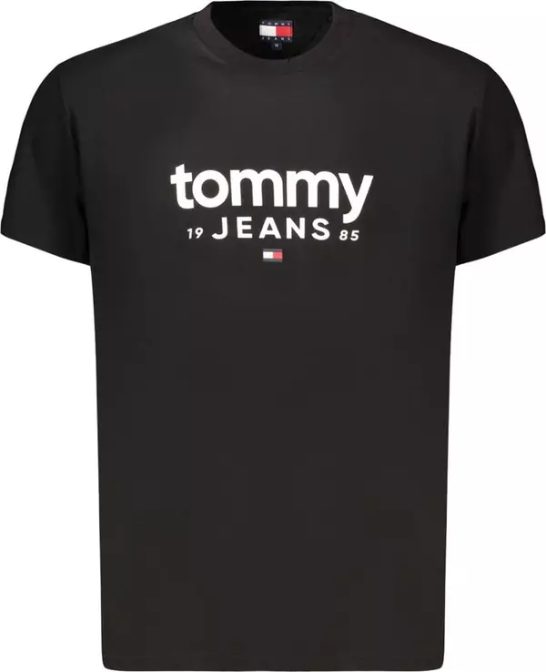 Black Cotton Mens T-Shirt