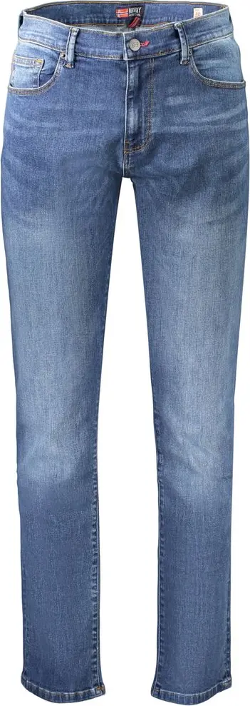 Blue Cotton Men's Jeans