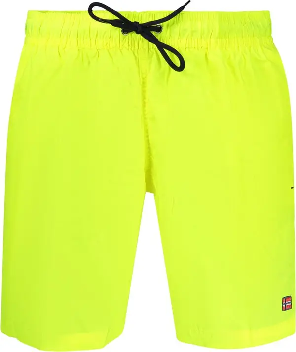 Yellow Polyamide Men's Swimwear