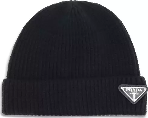 Black Wool Oves Aries Beanie