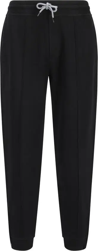 Black Cotton Joggers (Workout Pants)