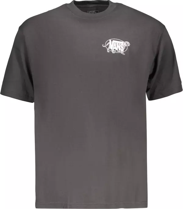 Black Cotton Men's T-Shirt