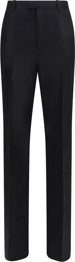 Black Silk Dress Pants