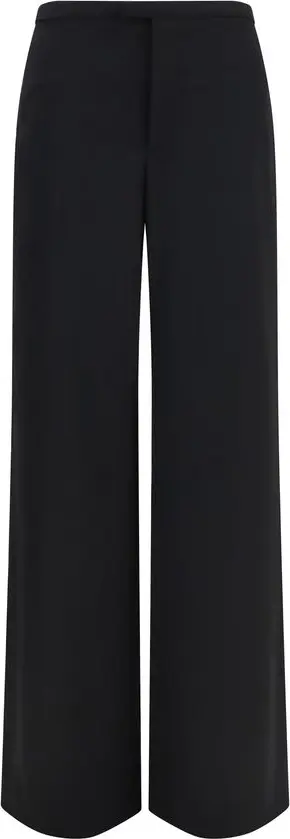 Black Wool Oves Aries Casual Pants