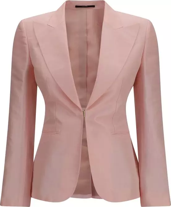 Multicolor Silk Full-Length Jacket