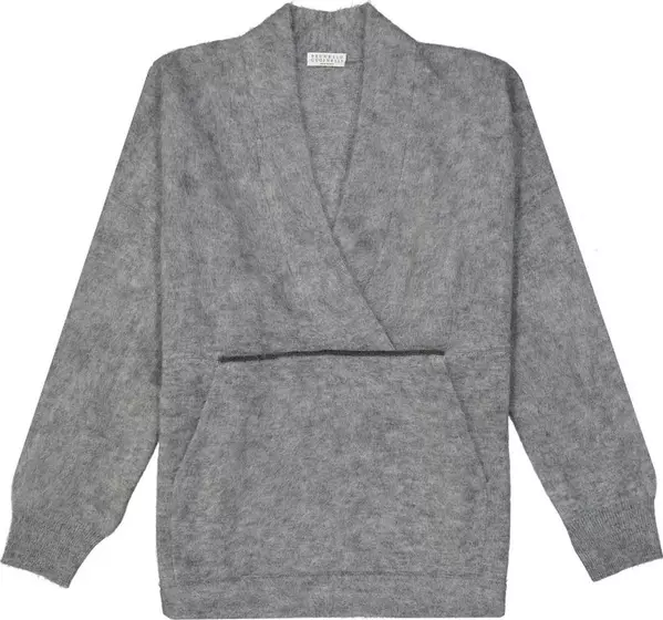 Gray Wool Sweatshirt
