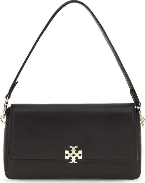 Black Calf Leather Bos Taurus Shoulder Bag