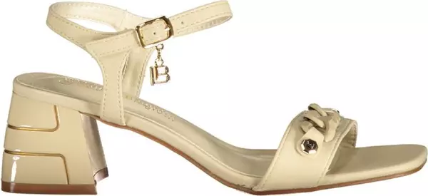Beige Polyurethane Women's Sandal