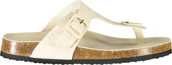 Bianco Poliuretano Donna Ciabatta for Effortless Elegance
