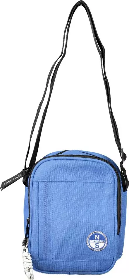 Blue Polyester Men's Bag