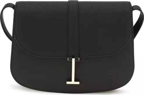 Black Calf Leather Bos Taurus Shoulder Bag