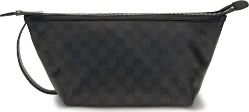Black Cotton Clutch Bag