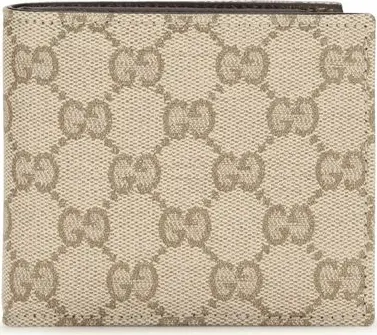 Beige Cotton Wallet