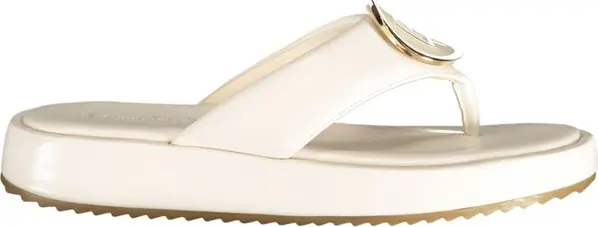 White Polyurethane Women's Sandal