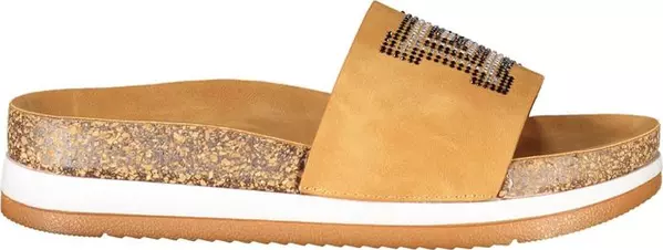 Brown Polyurethane Women's Slipper