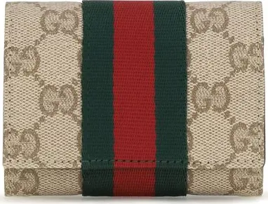 Beige Cotton Wallet