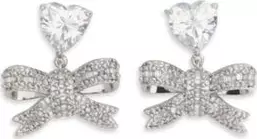 Silver Brass Earrings