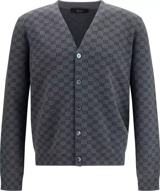 Gray Wool Oves Aries Cardigan