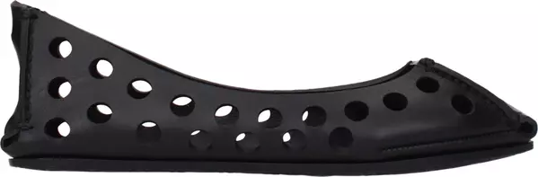 Black Leather Ballet Flats
