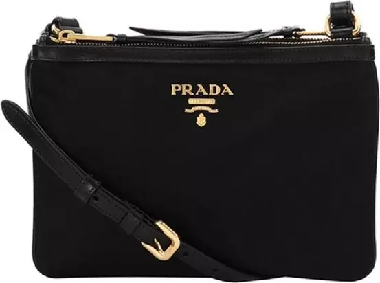 Black Nylon Crossbody Bag