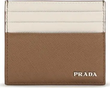 Beige Calf Leather Bos Taurus Wallet