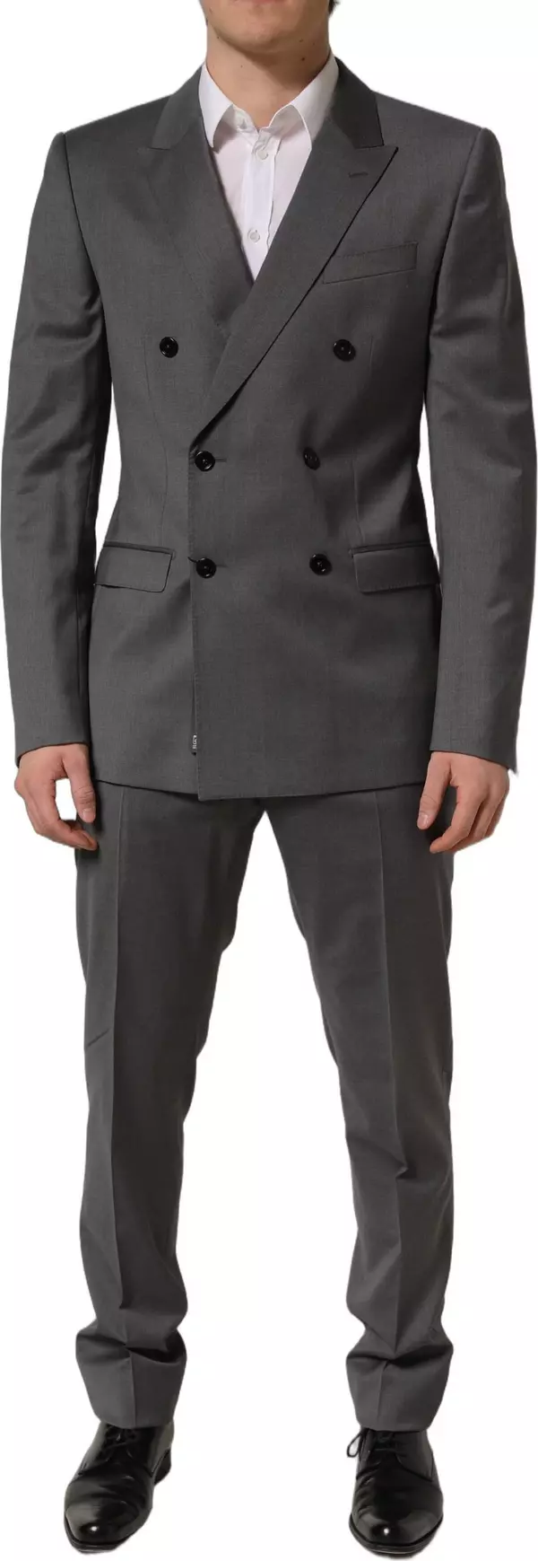 Gray MARTINI Slim Fit Formal 2Piece Men Suit